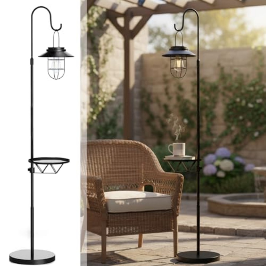 Outdoor Lighting Waterproof - Solar tuinlamp met tafeltje, 60 inch