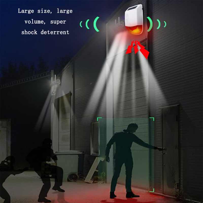 Outdoor Lighting Wireless - 433MHz draadloze, waterdichte, slimme buitenalarm met