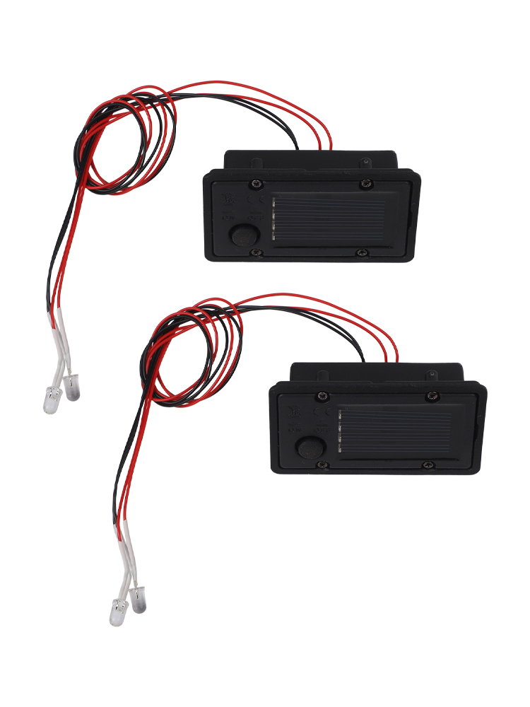 Outdoor Lighting Pathway - 2 stuks vervangende bovenkappen voor zonne-lichtboxen