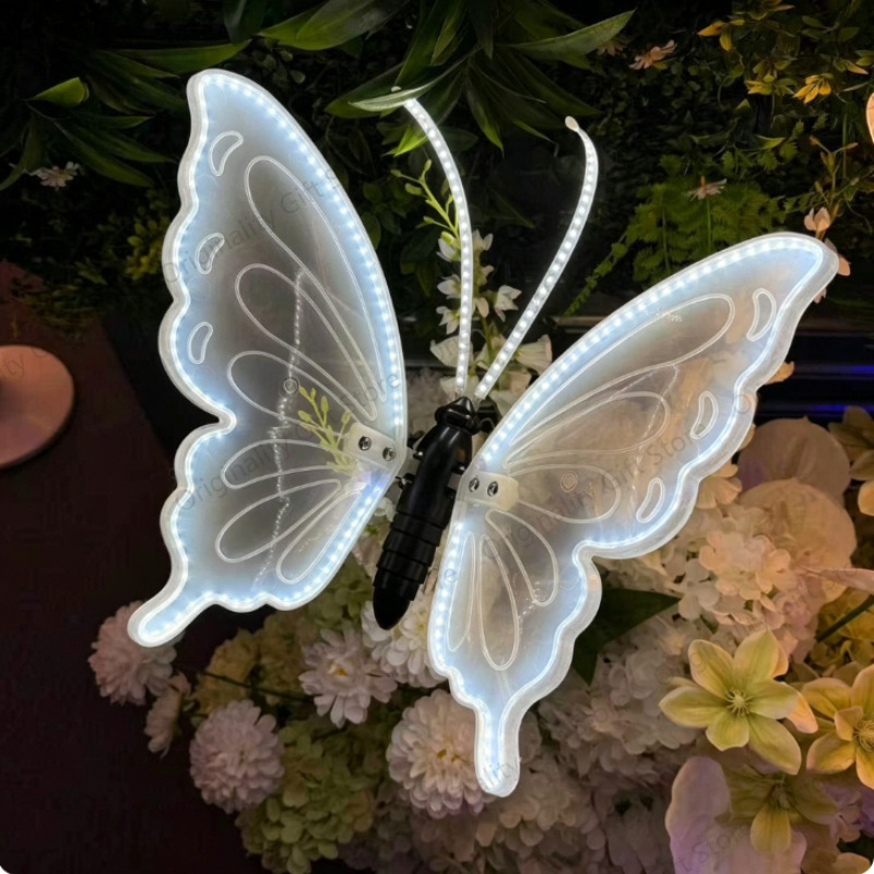 Outdoor Lighting Effects - 60cm/40cm/30cm LED Buitenverlichting Dynamische Vlinderlampjes Feestdecoraties