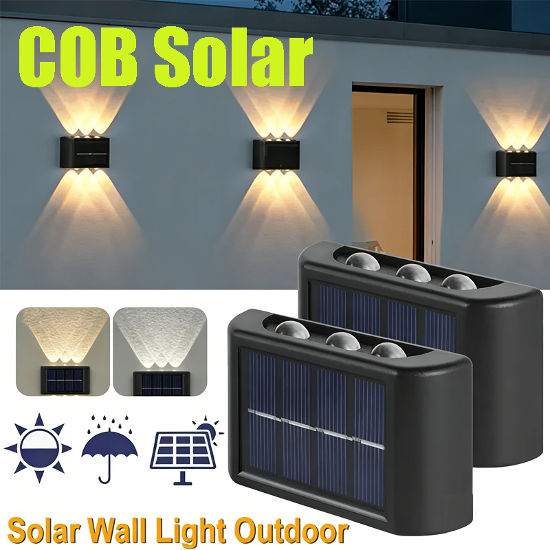 COB Solar Wandlamp Buiten Wate - Outdoor Lighting And Landscape recensie en prijs