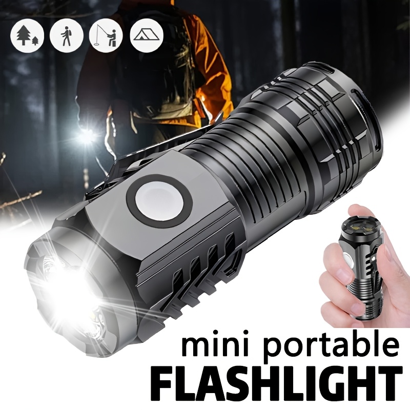 Mini 3LED-zaklamp met penclip, - Outdoor Lighting Black recensie en prijs