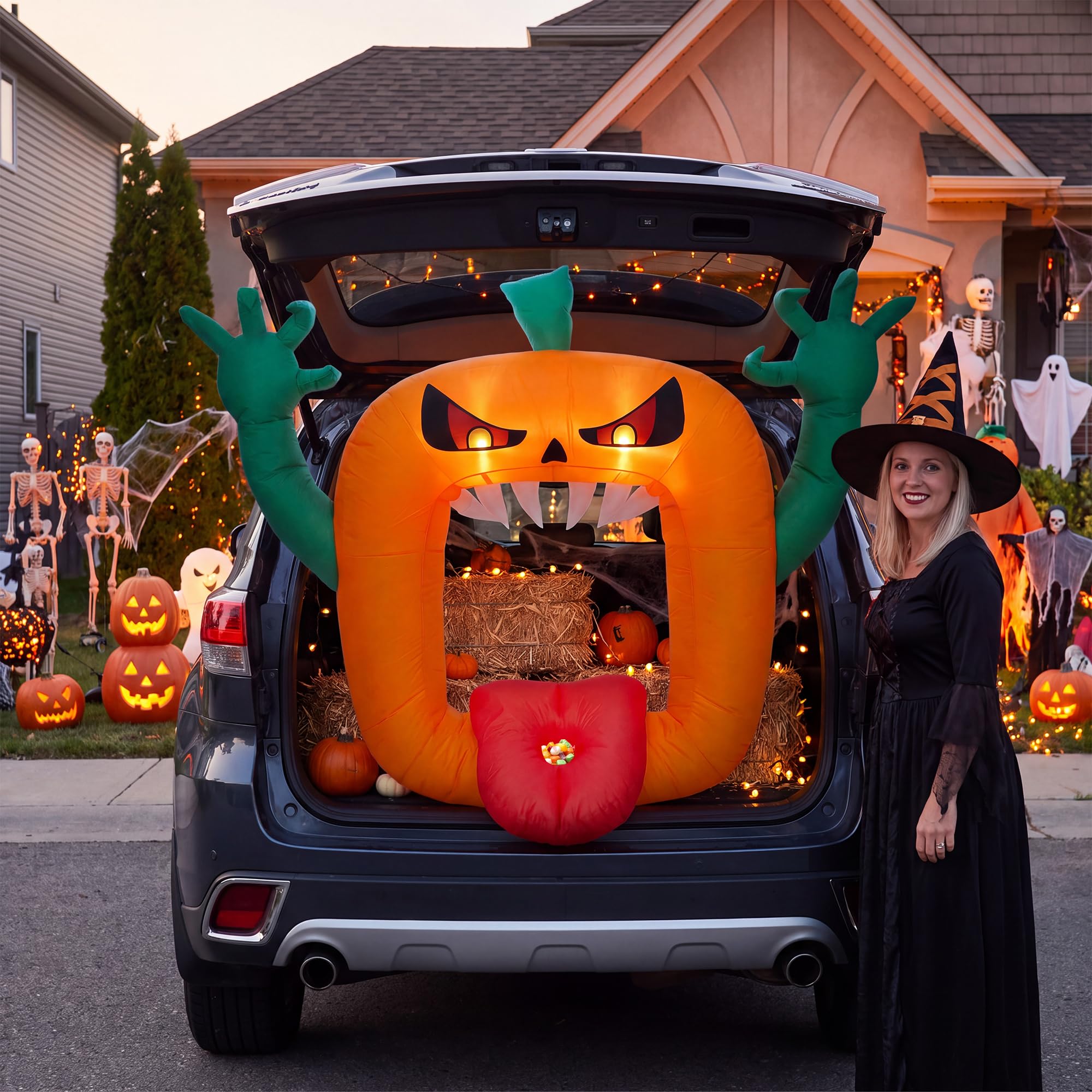 6FT Halloween opblaasbare gruw - Outdoor Lighting Effects recensie en prijs