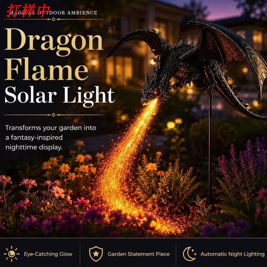 Solar Dragon Fire Tuinlamp, op - Outdoor Lighting Pathway recensie en prijs