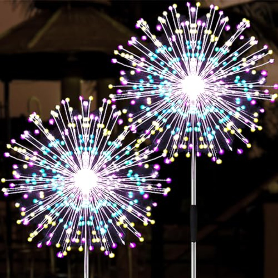 Zonne-vuurwerkverlichting, ver - Outdoor Lighting Pathway recensie en prijs